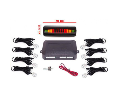 Парктроник BAXSTER PS-818-11 белый Парктроник BAXSTER PS-818-11 белый