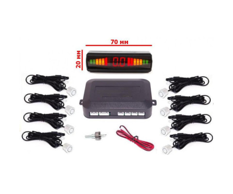 Парктроник BAXSTER PS-818-11 серебро Парктроник BAXSTER PS-818-11 серебро