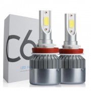 Лампы светодиодные C6 H11 12-24V COB (2шт)