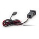 Разъем USB в штатную заглушку Carav 17-104 Toyota/Lexus / 2 порта: аудио + зарядное устройство