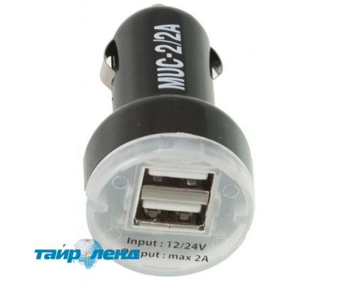 Зарядное устройство USB Mystery MUC 2/2A 12/5V 2А