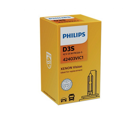 Ксеноновая лампа Philips D3S 42403 VIС1 Vision (ориг) Ксеноновая лампа Philips D3S 42403 VIС1 Vision (ориг)