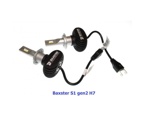 Лампы светодиодные Baxster S1 gen2 H7 5000K (2 шт) Лампы светодиодные Baxster S1 gen2 H7 5000K (2 шт)