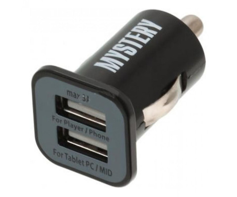 Зарядное устройство USB Mystery MUC 2/3A 12/5V 3А