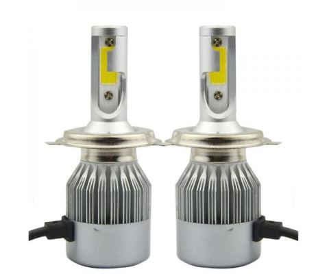Лампы светодиодные C6 H4 12-24V COB (2шт) Лампы светодиодные C6 H4 12-24V COB (2шт)
