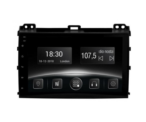 Штатная магнитола Gazer CM5509-TYT Toyota Prado (J120) (2002-2009)