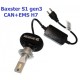 Лампы светодиодные Baxster S1 gen3 H7 5000K CAN+EMS (2 шт)