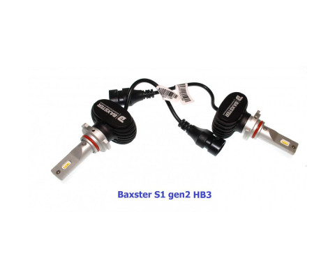 Лампы светодиодные Baxster S1 gen2 HB3 (9005) 5000K (2 шт) Лампы светодиодные Baxster S1 gen2 HB3 (9005) 5000K (2 шт)