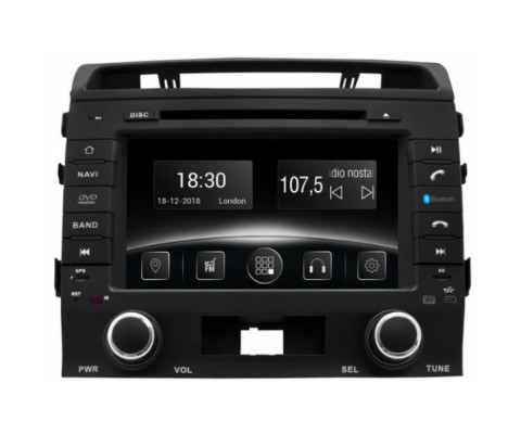 Штатная магнитола Gazer CM5008-J200 Toyota LC 200 (J200) (2007-2015)