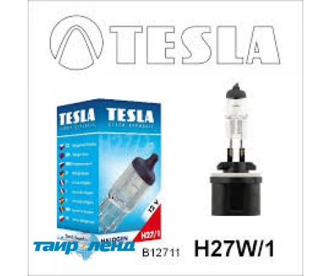 Лампа галогенная Tesla H27W/1 (PG13) 12V, 27W B12711