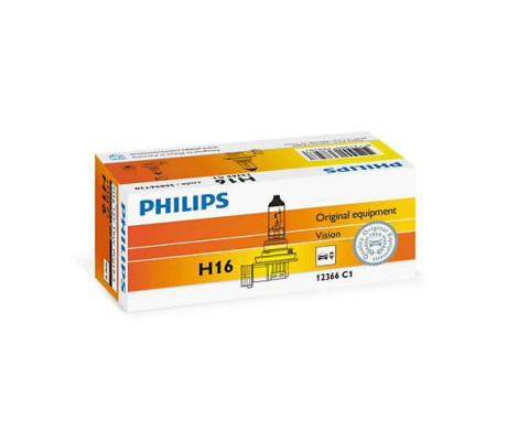 Лампа галогенная Philips H16, 1шт/картон 12366C1 Лампа галогенная Philips H16, 1шт/картон 12366C1
