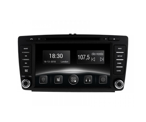 Штатная магнитола Gazer CM6007-1Z3 Skoda Octavia A5 (1Z3), Fabia, Superb, 2005-2012