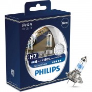 Лампа галогенная Philips H7 RACING VISION +150%, 2 шт блистер 12972RVS2