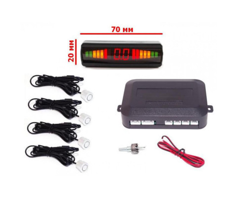 Парктроник BAXSTER PS-418-11 белый Парктроник BAXSTER PS-418-11 белый