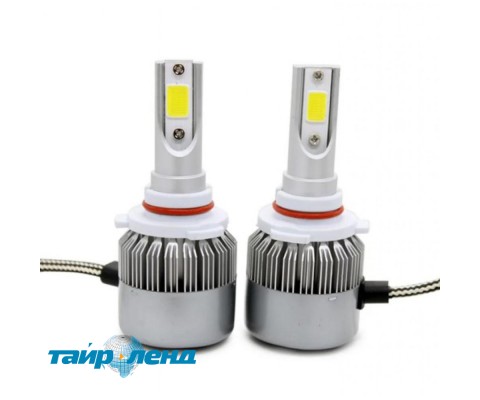 Лампы светодиодные C6 HB4 9006 12-24V COB (2шт)
