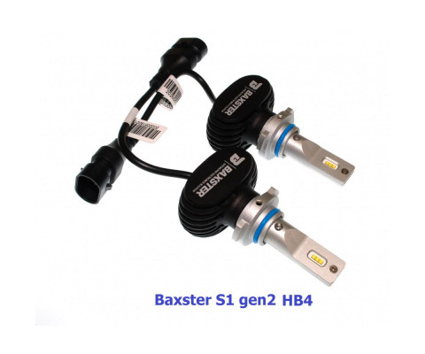 Лампы светодиодные Baxster S1 gen2 HB4 (9006) 6000K (2 шт)