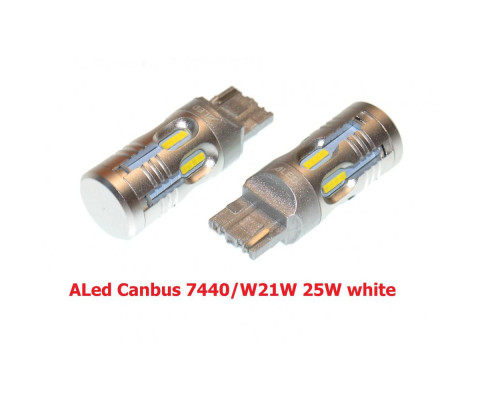 Габарит LED ALed Canbus 7440/W21W 25W white (2шт)