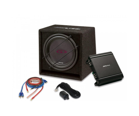 Комплект сабвуфер + усилитель Alpine SBG-30KIT