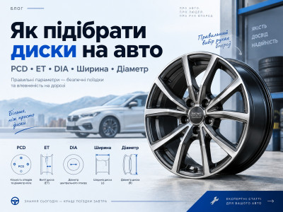 Розболтовка дисків (PCD): що це, як дізнатися та підібрати