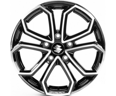 Replica Suzuki (SZ5089) 7x17 5x114.3 ET45 DIA60.1 (gloss black machined face)