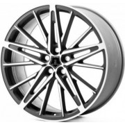 Cast Wheels CW362 9.5x22 5x120 ET40 DIA72.6 (matt gun metal machined face)
