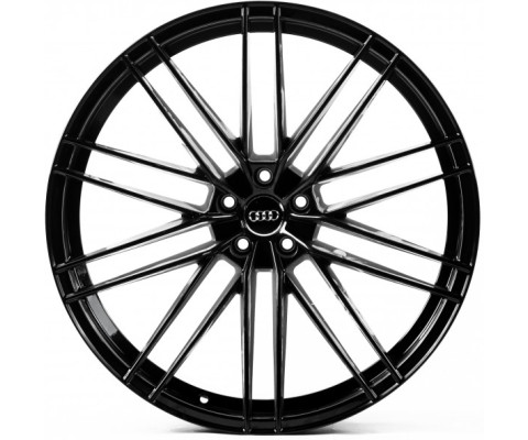 Replica Audi (A22714) 9.5x22 5x112 ET26 DIA66.6 (gloss black)