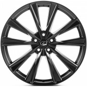 Replica Lexus (LX014) 8x21 5x114.3 ET40 DIA60.1 (satin black)