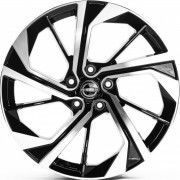 Replica Nissan (NS19189) 7.5x19 5x114.3 ET45 DIA66.1 (gloss black machined face)