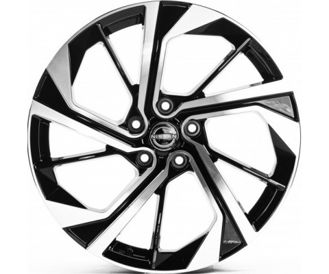 Replica Nissan (NS19189) 7.5x19 5x114.3 ET45 DIA66.1 (gloss black machined face) Replica Nissan (NS19189) 7.5x19 5x114.3 ET45 DIA66.1 (gloss black machined face)