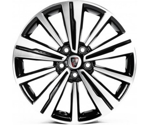 Replica Roewe (686) 7.5x18 5x112 ET41 DIA57.1 (black machined face)