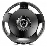 Replica Mercedes (MR1) 10x22 5x130 ET25 DIA84.1 (satin black lip polished)