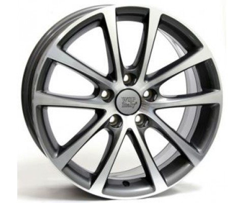 WSP Italy Volkswagen (W454) Eos Riace 7.5x17 5x112 ET47 DIA57.1 (anthracite polished)