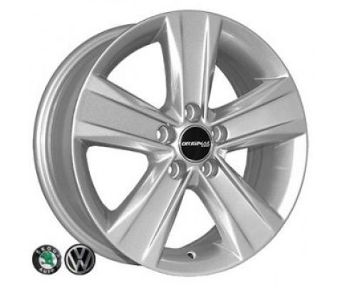 Replica Volkswagen (492) 5.5x14 5x100 ET40 DIA57.1 (silver)