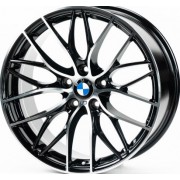 Replica BMW (B0216) 8.5x20 5x120 ET38 DIA72.6 (gloss black machined face) Replica BMW (B0216) 8.5x20 5x120 ET38 DIA72.6 (gloss black machined face)