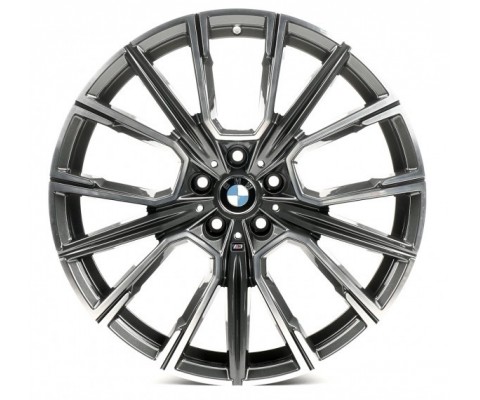 Replica BMW (B5835) 8.5x20 5x112 ET25 DIA66.6 (dark gun metal machined face)