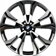 Replica BMW (B2901) 10.5x20 5x112 ET40 DIA66.6 (black machined face)