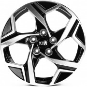Replica Kia (KI007) 7x17 5x114.3 ET48.5 DIA67.1 (gloss black machined face)