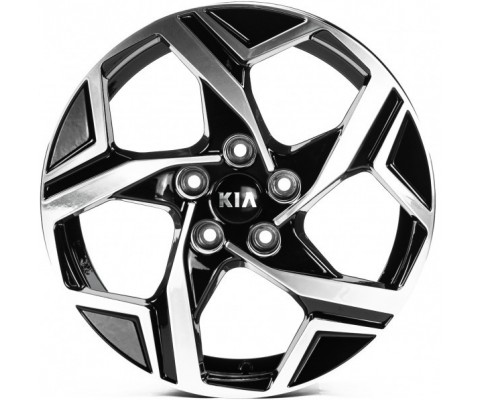 Replica Kia (KI007) 7x17 5x114.3 ET48.5 DIA67.1 (gloss black machined face)