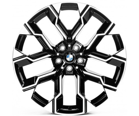 Replica BMW (B20034) 10.5x20 5x112 ET44 DIA66.6 (gloss black machined face) Replica BMW (B20034) 10.5x20 5x112 ET44 DIA66.6 (gloss black machined face)