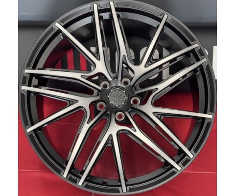 WS Forged WS-063C 9x21 5x112 ET30 DIA66.6 (satin black dark machined face) WS Forged WS-063C 9x21 5x112 ET30 DIA66.6 (satin black dark machined face)