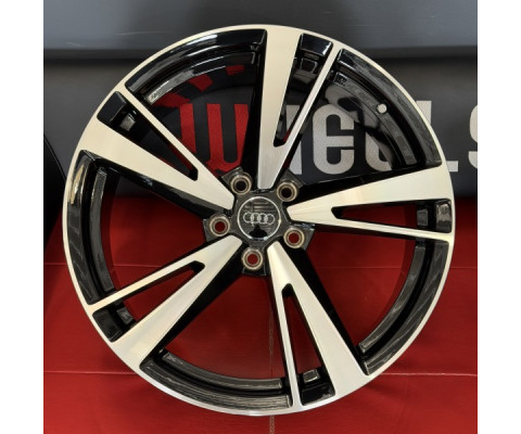 Replica Audi (A5553) 8.5x19 5x112 ET39 DIA66.6 (gloss black machined face) Replica Audi (A5553) 8.5x19 5x112 ET39 DIA66.6 (gloss black machined face)