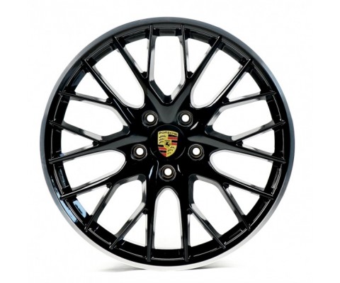 Replica Porsche (PR3083) 9.5x21 5x130 ET61 DIA71.6 (gloss black machined lip)