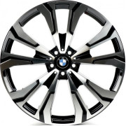 Replica BMW (B2901) 9.5x20 5x112 ET35 DIA66.6 (black machined face)