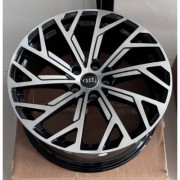 Replica Audi (A337) 8.5x19 5x112 ET35 DIA66.6 (gloss black machined face)