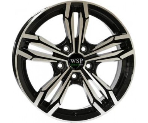 WSP Italy Green Line (G401) Pear 6.5x16 5x112 ET35 DIA73.1 (black polished)