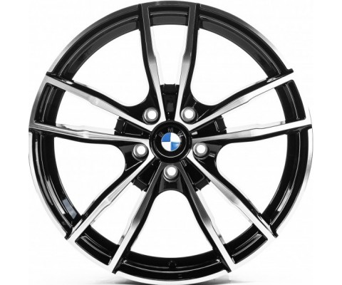 Replica BMW (B18475) 8x18 5x120 ET34 DIA72.6 (gloss black machined face) Replica BMW (B18475) 8x18 5x120 ET34 DIA72.6 (gloss black machined face)