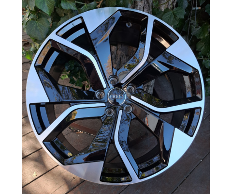 Replica Audi (A5480) 10x22 5x112 ET21 DIA66.6 (gloss black)