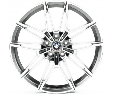 Replica BMW (B2085) 9.5x20 5x112 ET40 DIA66.6 (gun metal machined face)