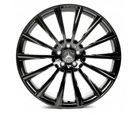 Replica Mercedes (MR1241F) 10x21 5x112 ET46 DIA66.6 (gloss black painted)