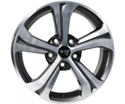 WSP Italy Green Line (G1801) Sage 6.5x16 5x114.3 ET40 DIA67.1 (anthracite polished)